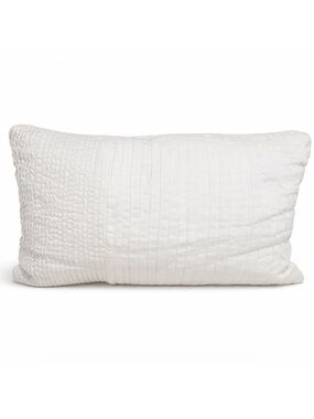 Hotel Collection White Lumbar Throw Pillow 12x18